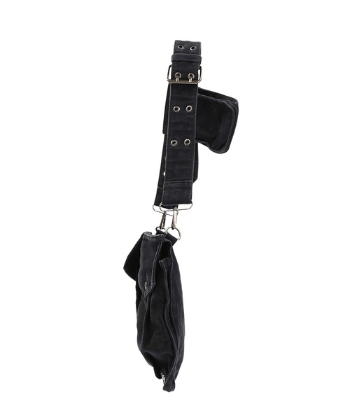 X-girl（エックスガール） ウエストポーチ ウエストバッグ EYELET BELT