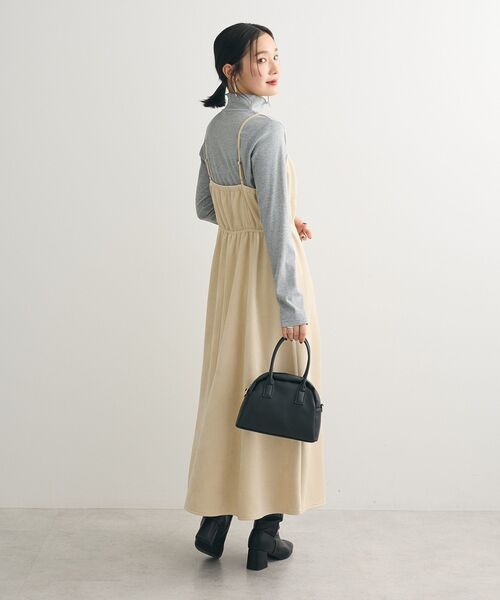 Sugar spoon（シュガースプーン） ワンピース スエードポンチキャミ