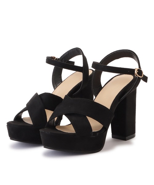 Lace Ladies（レースレディース） サンダル クロススエードチャンキー