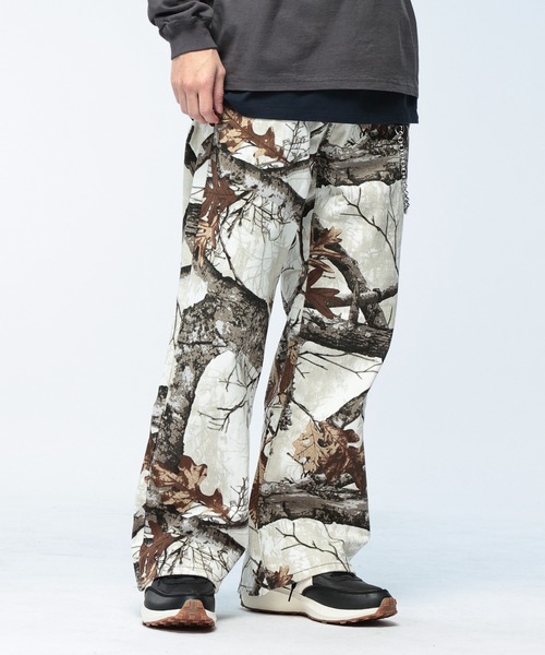 WOODENDOLL パンツ リアルツリーカモ柄 カモフラ ワイドパンツ