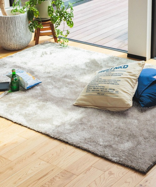 niko and…（ニコアンド） ラグ ラグマット ショアラグマット140×200