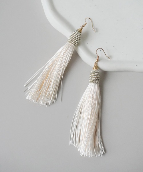 Port（ポート） ピアス 「 」 ロング タッセル フック ピアス