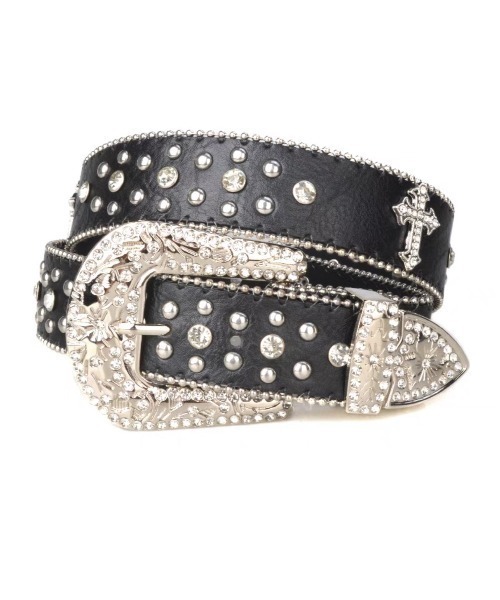 NOVESSEL ベルト A'GEM/9 × .kom「NOVESSEL/ノベセル」ラインストーン