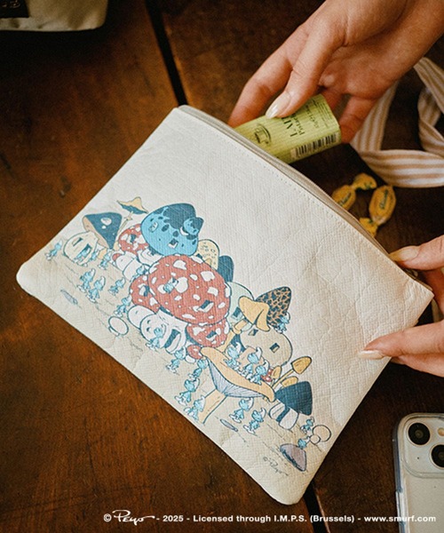 studio CLIP（スタディオクリップ） ポーチ フラットポーチ「スマーフ