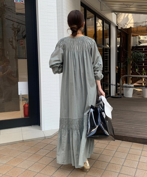 DouDou（ドゥドゥ） ワンピース スモッキングワンピース : ZOZOTOWN