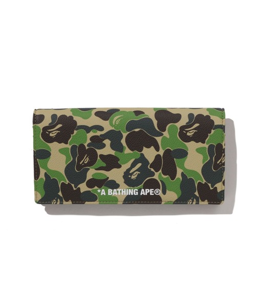 A BATHING APE（アベイシングエイプ） 財布 ABC CAMO LONG WALLET