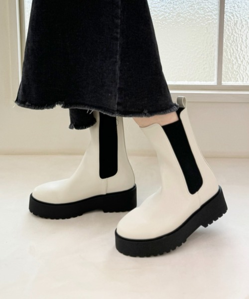 ORiental TRaffic（オリエンタルトラフィック） ブーツ 厚底ミドル丈