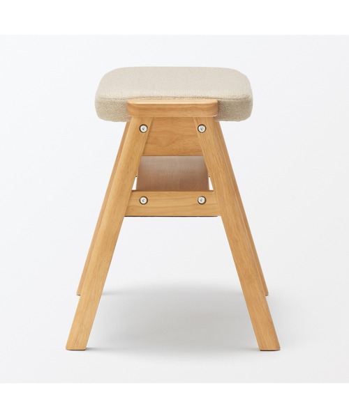 無印良品（MUJI） 家具 再生ポリエステル混 木製スタッキングスツール