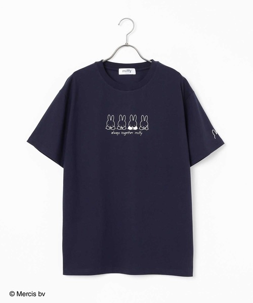 Honeys（ハニーズ） tシャツ 「UVカット」ミッフィー／ゆるTシャツ