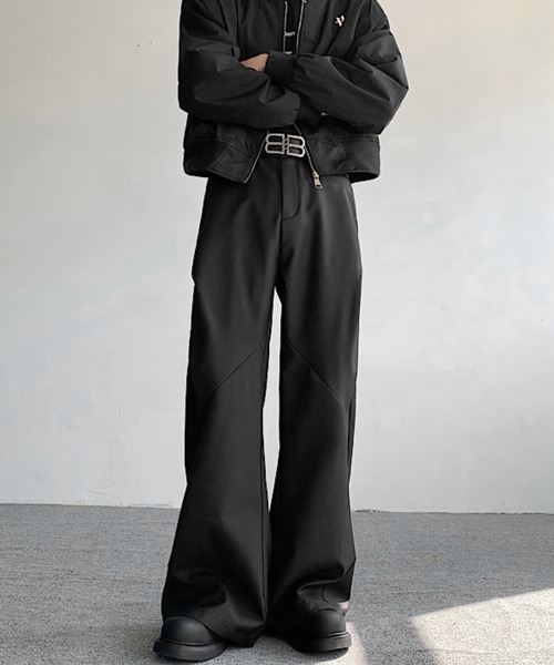 NOWLE（ノウル） スラックス 「NOWLE」ルーズシルエット ハイウエスト