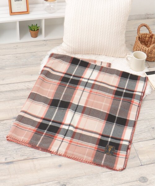 LBC（エルビーシー） インテリア チェック柄ブランケット M : ZOZOTOWN