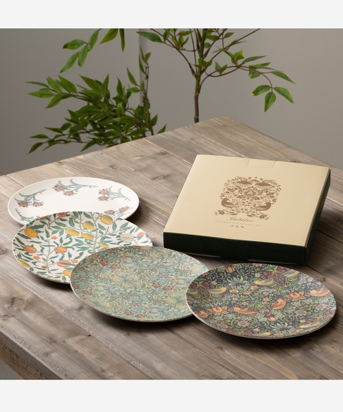 Jubilee（ジュビリー） 食器 エコバンブー平皿 「4枚セット ギフト