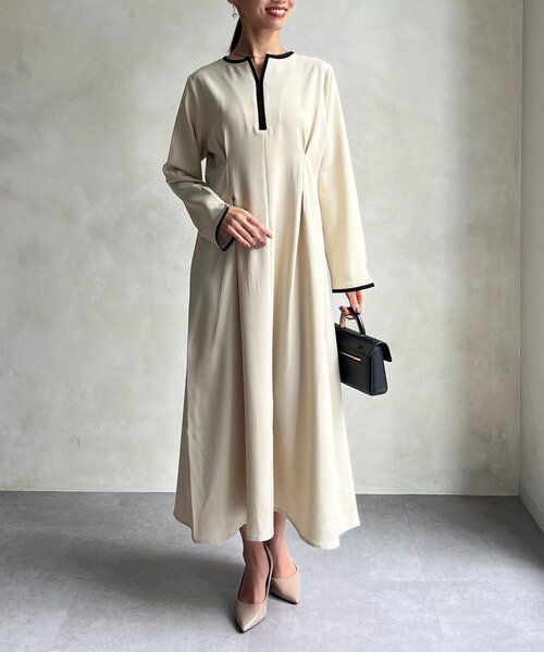 Chez toi（シェトワ） ワンピース 「セレモニー対応可」パイピング