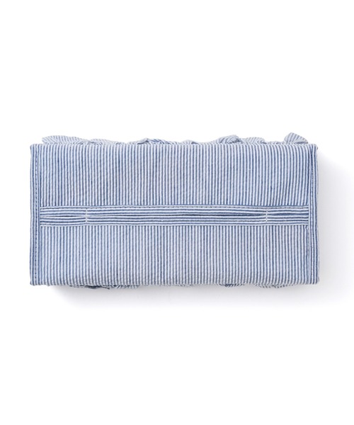 Francfranc（フランフラン） 収納 フリル ティッシュカバー ブルー
