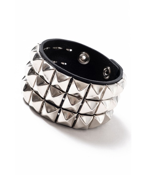 バングル an meets zakka 3連スタッズバングル メンズ レディース