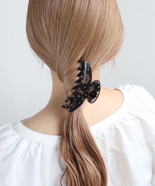ANEMONE（アネモネ） ヘアクリップ フラワー柄バンス : ZOZOTOWN Yahoo