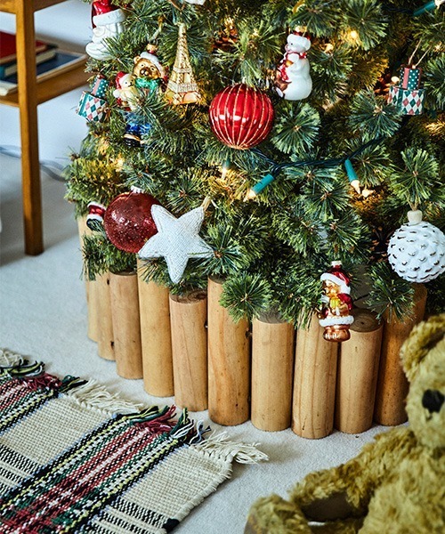 studio CLIP（スタディオクリップ） インテリア 丸太脚隠し「CHRISTMAS