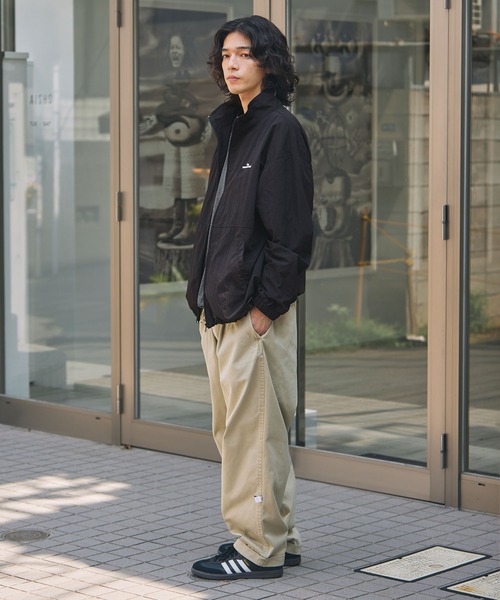 The unormwind ブルゾン アウター 「セットアップ対応」刺繍ロゴ