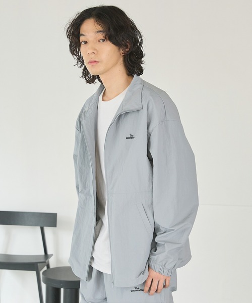 The unormwind ブルゾン アウター 「セットアップ対応」刺繍ロゴ