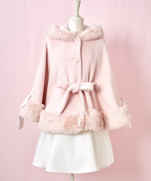 mellfy memory（メルフィーメモリー） ポンチョ Milky Sugar ribbon