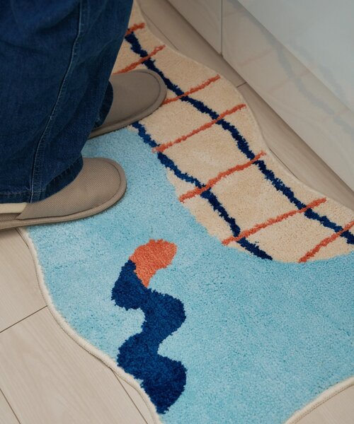 SAHIR（サヒール） ラグ ラグマット サヒール」Long mat pool ロング