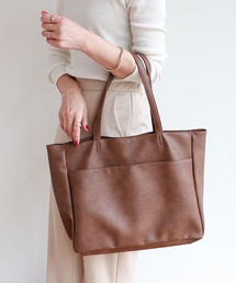 andme（アンドミー） トートバッグ 合成皮革A4トートバッグ レディース