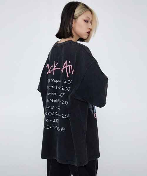 Ressaca（レサーカ） tシャツ オーバーサイズ ロックプリントバンドT