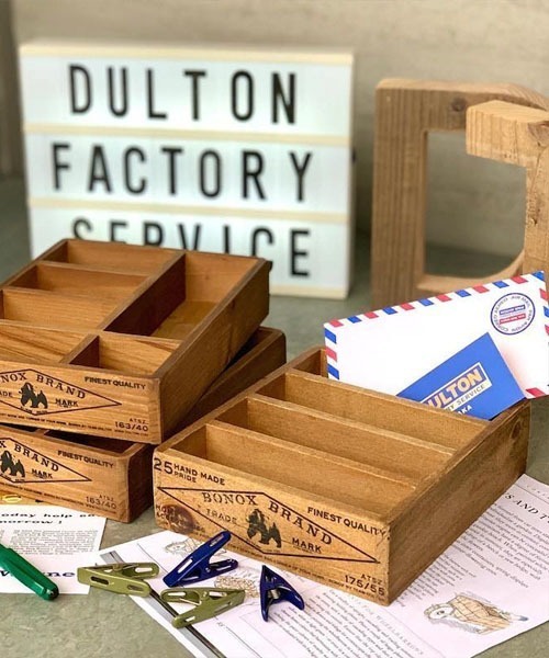 DULTON（ダルトン） 収納 WOODEN BOX FOR POSTCARDS NATURAL/木製 小物