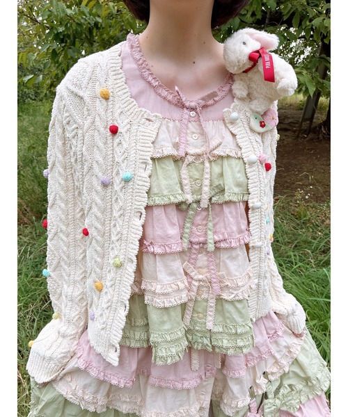 PINK HOUSE（ピンクハウス） ブローチ 幸見うさぎぬいぐるみコサージュ