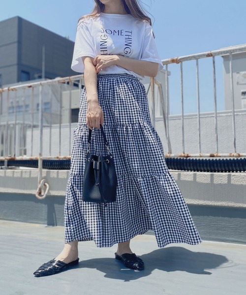 Reurie'（レウリィ） スカート 「ZOZO限定」ギンガムチェックスカート
