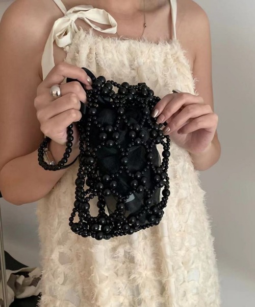 ハンドバッグ ビーズ編みハンドバッグ : ZOZOTOWN Yahoo!店 - 通販