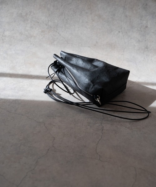 SENTI（センティ） ショルダーバッグ Dyneema(R) Leather DRAWSTRING
