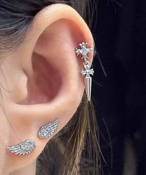 ARCHIVER ピアス 「Bz」キラキラY2Kピアス3点セット(RZ) レディース