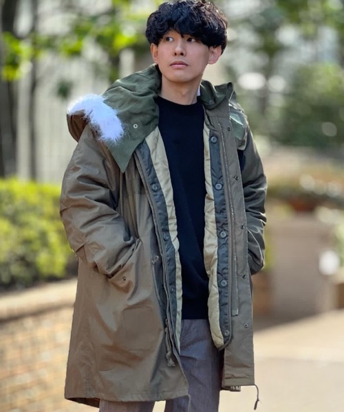 8 モッズコート コート アメリカ軍M-65ミリタリーモッズコート メンズ