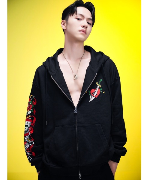 A'gem 9（エージェムナイン） パーカー A'GEM/9 × .kom 「A'GEM/9/エー