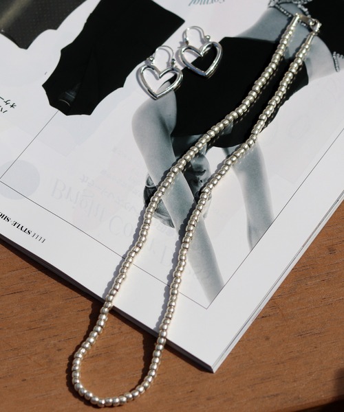 Indian Jewelry ネックレス シルバービーズネックレス / Thai Silver