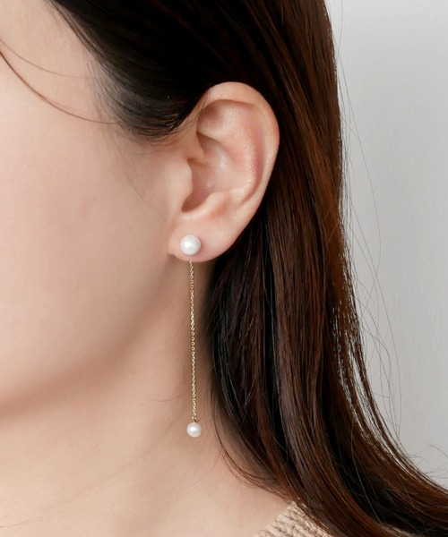 VENDOME AOYAMA（ヴァンドーム青山） ピアス 淡水パール ダブル