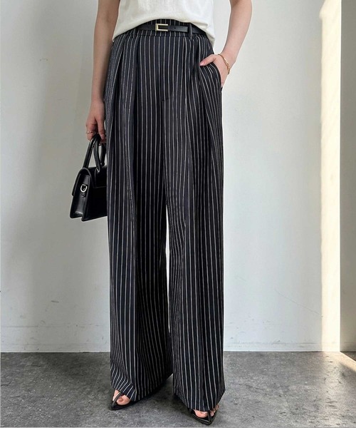 GeeRA（ジーラ） スラックス パンツ 「S-XLサイズ展開」上品見え