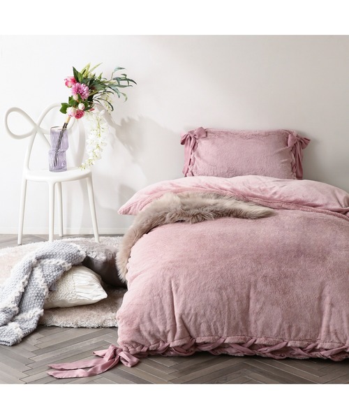 Francfranc（フランフラン） ベッド 寝具 WARMY リボン まくらカバー