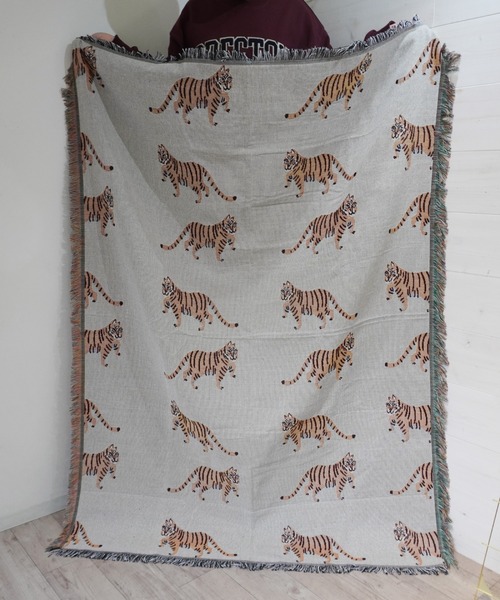 Port（ポート） ブランケット アニマル ソファカバー / 大判