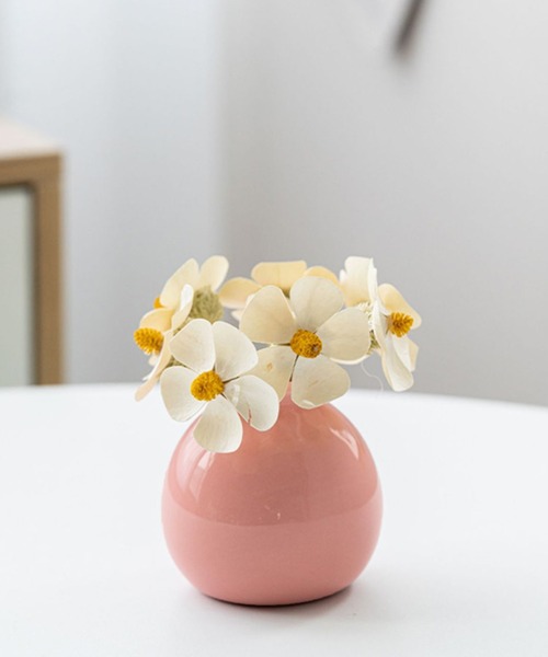 IRADOWL（アイラドール） 花瓶 room」ミニカラフルフラワーベース