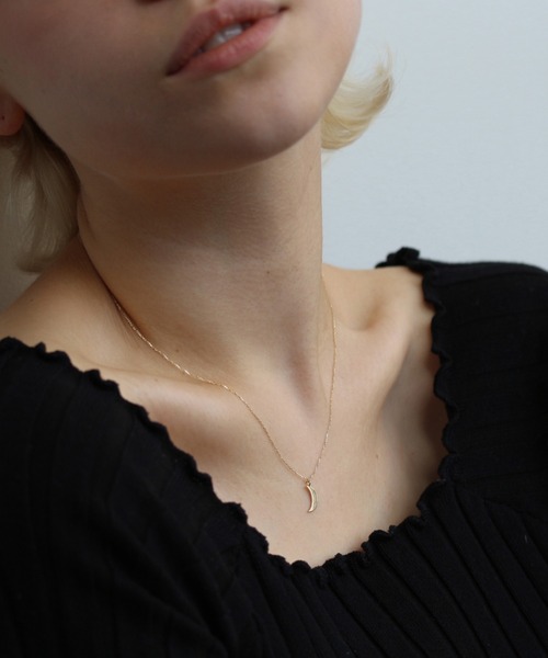 cui-cui（キュイキュイ） ネックレス ゴールド ムーン ネックレス