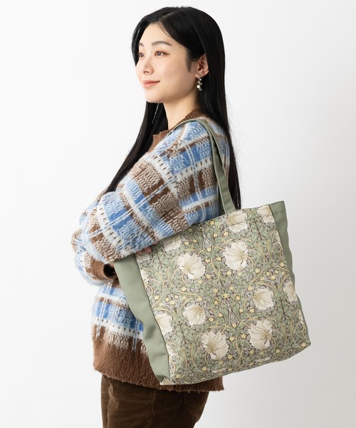 Jubilee（ジュビリー） トートバッグ ダクロン素材 ウィリアムモリス柄