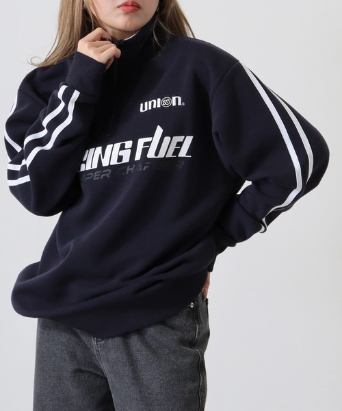 トレーナー スウェット WS select 76Lubricants ストレッチ裏起毛