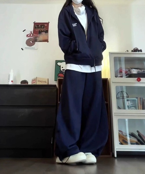 DEVICE（デバイス） セットアップ 「上下セット」ワンポイント 刺繍