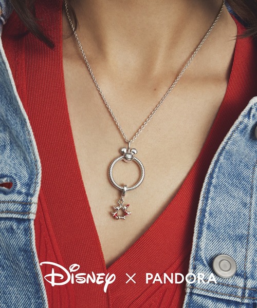 PANDORA（パンドラ） チャーム ディズニー ミッキーマウス ミニー