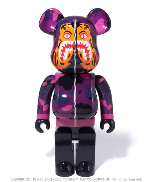 A BATHING APE（アベイシングエイプ） フィギュア COLOR CAMO TIGER BE