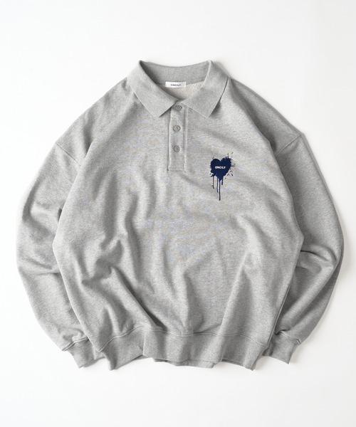 ONCILY（オンシェリー） トレーナー スウェット HEART LOGO VOLUME