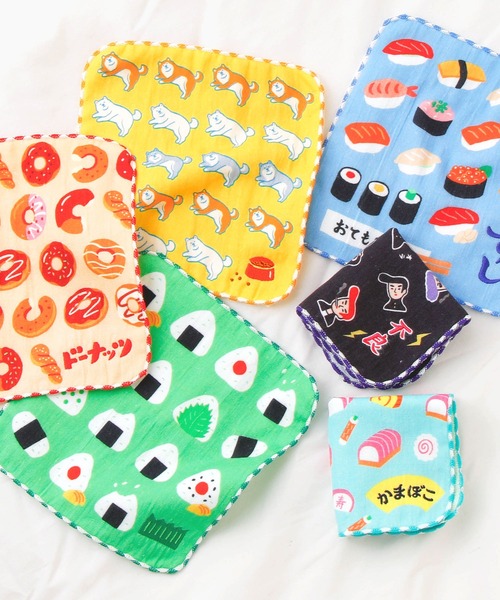 ニューレトロ ハンカチ よいこのミニタオル ハンドタオル レディース