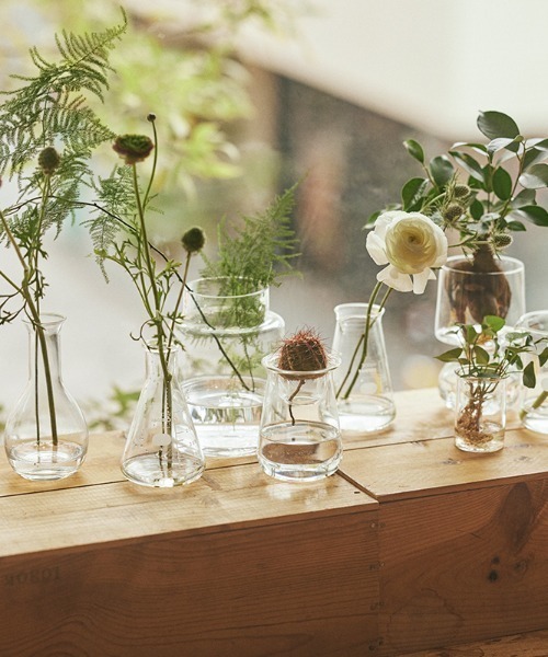 TODAY'S SPECIAL（トゥデイズスペシャル） 花瓶 「HARIO」三角フラスコ